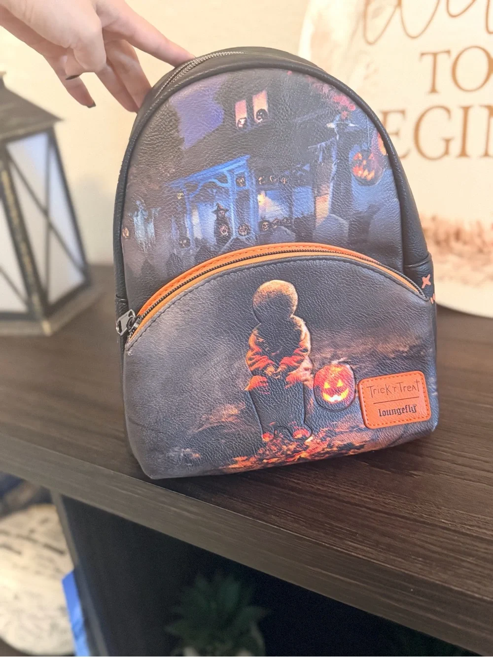 Loungefly Trick R Treat Glow-In-The-Dark Mini Backpack